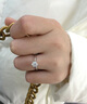 妤徽仿真假戒指婚戒對戒結婚戒指開(kāi)口調節鉆石道具婚禮求婚儀式 活口男戒+活口女戒【配2個(gè)單盒】 曬單實(shí)拍圖