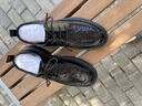 柯盾（KEDUN）涼鞋男夏季鏤空商務(wù)正裝男鞋透氣男士涼皮鞋英倫系帶真皮休閑皮鞋 黑色 （鏤空款） 41 曬單實(shí)拍圖