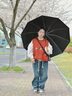 bidebao便攜環(huán)扣反向傘全自動(dòng)雨傘暴雨男女加大加固加厚折疊車載晴雨兩用 加大反向全自動(dòng)-梧桐米(125cm） 一鍵開(kāi)合  晴雨兩用 曬單實(shí)拍圖