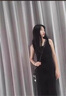 嫻柔吊帶背心裙女修身連衣裙顯瘦中款純色過膝裙內(nèi)搭打底中長裙包臀裙 黑色 L 曬單實(shí)拍圖