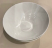 玉蝶景德鎮(zhèn)陶瓷碗家用吃飯大號湯碗面碗日式白色斗笠碗骨瓷米飯碗深盤 7英寸6個裝（推薦大面碗） 曬單實拍圖