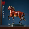 朱炳仁 銅 乾隆八駿系列 生肖馬 銅家居工藝品 裝飾品擺件 禮品銅馬 30#超影（尊尚版） 曬單實(shí)拍圖