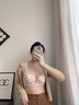 六只兔子小櫻桃內(nèi)衣女性感蕾絲小胸聚攏顯大胸罩甜美純欲顯瘦文胸套裝 粉櫻桃顯瘦款套裝 0.5cm薄杯 80A B 曬單實拍圖