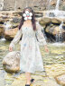多菲尼森碎花連衣裙女春季長袖2024新款女裝甜美氣質法式初戀溫柔風顯瘦 碎花連衣裙女 碎花 L 曬單實拍圖