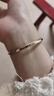 丹尼爾惠靈頓（DanielWellington）dw手鐲女 閃耀星辰開口手鐲情侶手鐲 七夕情人節(jié)禮物送女友送男友 星辰玫瑰金(大號） DW00400528 曬單實拍圖