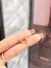 中國黃金（CHINA GOLD）愛(ài)心黃金耳釘女款簡(jiǎn)約心形足金耳飾直針款節日生日禮物送女友老婆 愛(ài)心耳釘【一對】約0.45-0.5g 曬單實(shí)拍圖