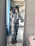Shelley Jones民族風(fēng)毛呢重磅休閑褲子男秋冬季新款寬松直筒衛式褲百搭運動(dòng)長(cháng)褲 黑灰色 XL [建議125-145斤] 曬單實(shí)拍圖