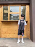 G.duck兒童裝男童夏裝套裝2026新款夏季籃球服夏款中大童運動(dòng)帥氣男孩潮 黑色灌籃套裝 140 cm 曬單實(shí)拍圖
