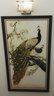 尚得堂 富貴圖孔雀畫(huà)裝飾壁畫(huà)玄關(guān)裝飾畫(huà)客廳掛畫(huà)手工畫(huà)景泰藍(lán)工藝畫(huà) 帶框86*156（推薦） 曬單實(shí)拍圖