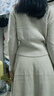 妙奕嘉長(cháng)袖針織連衣裙女秋季穿搭套裝裙子女裝秋冬高級感長(cháng)裙2025新款 山茶燕麥色小香法式裙兩件套 L 曬單實(shí)拍圖