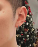 Caokit Keeiy輕奢高質(zhì)感耳環(huán)個(gè)性男士耳釘一對復古簡(jiǎn)約耳扣男生耳圈情人節禮物 黑款羅馬數字耳環(huán) 曬單實(shí)拍圖