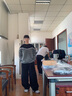 翊尚美寬松闊腿褲子秋冬女新款加絨加厚雪尼爾拖地直筒休閑女棉褲 曬單實拍圖