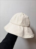 SOMUBAY漁夫帽子女夏季可扎馬尾遮陽(yáng)帽百搭防曬遮臉鴨舌帽薄款休閑太陽(yáng)帽 白色 MZ-429魔術(shù)貼-米 M(56-58cm) 曬單實(shí)拍圖