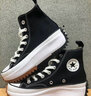 匡威（Converse）女鞋男鞋Run Star Hike 撞色厚底顯高帆布男女鞋運(yùn)動(dòng)鞋休閑鞋 168816C 37.5 曬單實(shí)拍圖