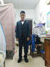 童悠品兒童西裝套裝花童禮服男中大童韓版鋼琴演出服男孩小西服外套秋冬 深藍格5件套:3件套+白襯衫+領(lǐng)結 155 碼 身高150-155cm 重81-85斤 曬單實(shí)拍圖