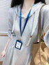 圣保美灰色連帽長袖連衣裙秋冬季2024新款時尚女裝小個子韓系衛(wèi)衣長裙子 灰色 M 碼 曬單實(shí)拍圖