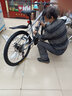 英克萊自行車(chē)成人山地車(chē)公路賽車(chē)單車(chē)通勤騎行變速越野中學(xué)生初中青少年【旗艦款水泥灰】26英寸[{