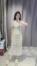 LISCN連衣裙女夏季小香風(fēng)設計感小眾氣質(zhì)顯瘦法式蕾絲裙子收臀中長(cháng)新款 杏色長(cháng)款 S 曬單實(shí)拍圖