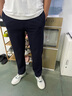吉普（JEEP）抗皺四面彈春秋新款男士休閑褲男寬松直筒運(yùn)動(dòng)男褲中年爸爸褲子男 【春秋款】深藍(lán) XL 【建議135-150斤】 曬單實(shí)拍圖