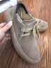 西域駱駝（VANCAMEL）磨砂皮絲光反絨皮中幫板鞋馬丁靴中邦復(fù)古男士休閑皮鞋厚底潮鞋子 2302黑色 40 曬單實拍圖