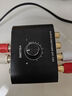 淇睿通 紅白音頻切換器無損hifi高保真轉換器 2進1出筆記本電腦機頂盒播放器音頻切換 紅白音頻2進1出切換器（鋁合金外殼）無爆音 曬單實拍圖