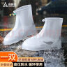 Suncojia一次性雨鞋 防水防雨鞋套 透明加厚耐磨鞋套L码 晒单实拍图
