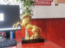 錦呈祥黃銅馬到成功馬擺件辦公室家居裝飾品送朋友送客戶公司開業(yè)禮物 馬到成功27*8.5*27 曬單實拍圖
