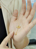 沫蘭珍珠項(xiàng)鏈女輕奢S925銀蓮花黃金色首飾生日七夕情人節(jié)禮物送女友 曬單實(shí)拍圖