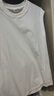 OEMG 重磅美式高街砍袖背心男夏季小領(lǐng)口寬肩棉無(wú)袖運動(dòng)健身老頭衫 白色 XL [建議125-140斤] 曬單實(shí)拍圖