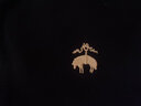 布克兄弟（BrooksBrothers） 夏季男士休閑純色短袖polo衫 男裝珠地棉經(jīng)典款刺繡翻領(lǐng)上衣男 黑色-翻領(lǐng)T恤男 L (建議80-90kg) 曬單實拍圖