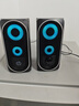 惠普有線(xiàn)電腦音響發(fā)光臺式電腦筆記本外接通用音箱桌面小巧對箱低音炮多媒體UBS接口 升級版【燈光可關(guān)+外接耳機】 曬單實(shí)拍圖
