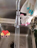 摩豪（Mohao）水龍頭延伸器廚房萬向防濺神器洗碗池加長花灑增壓通用轉(zhuǎn)換外接頭 銀色【通用安裝】增壓防濺 曬單實(shí)拍圖