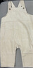 幼歌（YOUGE） 嬰幼兒連體背帶褲春秋季新款兒童復古洋氣簡約可愛褲子 米杏1（66-90開檔） 100 cm 曬單實拍圖