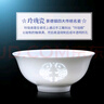 古鎮(zhèn)陶瓷景德鎮(zhèn)高白瓷餐具套裝高溫陶瓷器碗碟套裝白玲瓏瓷碗 年年有余 白玲瓏 年年有余 8英寸深盤 曬單實(shí)拍圖