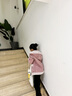 戴維貝拉（DAVE＆BELLA）加絨女童外套連帽兒童上衣洋氣寶寶衣服休閑小童外衣秋冬新款童裝 紫色【現貨】 140 cm（建議身高130-140cm） 曬單實(shí)拍圖