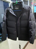 利郎官方羽絨服男短款冬季24新款立領(lǐng)防風(fēng)保暖白鴨絨面包服外套男 黑色（G4DRF2052Y） L 170/88A 充絨量141g 曬單實(shí)拍圖