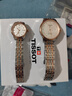 天梭（TISSOT）【生日禮物】力洛克系列情侶手表男表女表1853機械瑞士腕表送禮 銀盤(pán)間金鋼帶機械情侶表-鉆石時(shí)標 曬單實(shí)拍圖