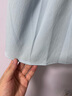 素織錦【清倉】無(wú)袖襯衫女新款春女裝掛脖小個(gè)子襯衣藍色通勤風(fēng)女士上衣 無(wú)袖掛脖外衫【淺藍色】均碼 曬單實(shí)拍圖