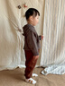 纖絲鳥（TINSINO）兒童衛(wèi)褲冬季加絨保暖男女童褲子中小童長褲運(yùn)動(dòng)褲 曬單實(shí)拍圖