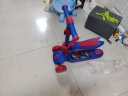 迪士尼（Disney）儿童滑板车可坐可滑二合一多功能学步车闪光可折叠升高蜘蛛侠 实拍图