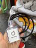鉑選適用蘋果15promax充電器保護(hù)套透明iphone14/13/12pro數(shù)據(jù)線保護(hù)套iPad全包PD快充線套簡(jiǎn)約可愛雙c 【透明黑標(biāo)-五件套】 蘋果18/20w（雙C和大小口都適用） 曬單實(shí)拍圖
