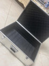 愛(ài)帛哆（AIBODUO）航空箱定制定做加厚儀器箱道具箱耐摔防潮工具箱音響箱鋁合金箱 定銀色 曬單實(shí)拍圖