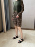 紅蜻蜓女鞋涼鞋女媽媽涼鞋夏季透氣軟底防滑真皮外穿一字帶平底中老年 WTK233761 黑色 跟高3.5cm 38 曬單實(shí)拍圖