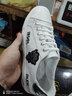 洛克華菲（Rock Fairwhale）新品板鞋男秋季低幫百搭小白鞋頭層牛皮休閑鞋潮流男鞋 白色 42 曬單實(shí)拍圖