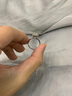 舒弗(LACHOUFFE)莫桑鉆戒指女求婚鉆戒燦若星辰璀璨星河仿真結(jié)婚戒指鉆戒送老婆 莫桑鉆戒【證書＋黑卡＋腰碼】 開口可調(diào)節(jié) 曬單實(shí)拍圖