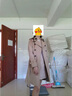clotho Rennie品牌女裝風(fēng)衣外套女2025春秋新款時(shí)尚英倫風(fēng)雙排扣系帶長袖大衣 藏青藍(lán) XL 曬單實(shí)拍圖