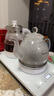 新功（SEKO） 自動(dòng)上水電熱水壺 茶具套裝煮茶器 辦公室玻璃燒水泡茶一體 茶臺燒水壺W34/F148/F147 1L 壺內上水玻璃電熱水壺W34【尺寸37*20】 曬單實(shí)拍圖