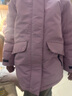 戴維貝拉（DAVE＆BELLA）小童連帽上衣三防男寶寶外套休閑兒童衣服女童羽絨服秋冬新款童裝 紫色【DB6328-A】 130 cm（建議身高120-130cm） 曬單實(shí)拍圖