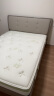 全友家居床双人床软包床屏北欧简约抗菌板木床实木边框121813A（新） 古典白|A(宽尾档)1.8m（无床头柜床垫） 实拍图