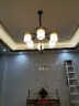 TCL新中式客厅吊灯灯饰古典中国风餐厅卧室书房简约灯具如意祥云6头 实拍图